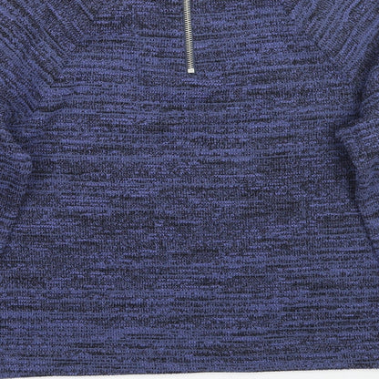 Womens UK Size 10 Marks and Spencer Blue Pullover Jumper