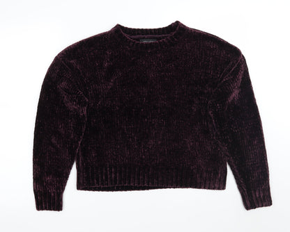 Womens UK Size S Newlook Purple Pullover Jumper