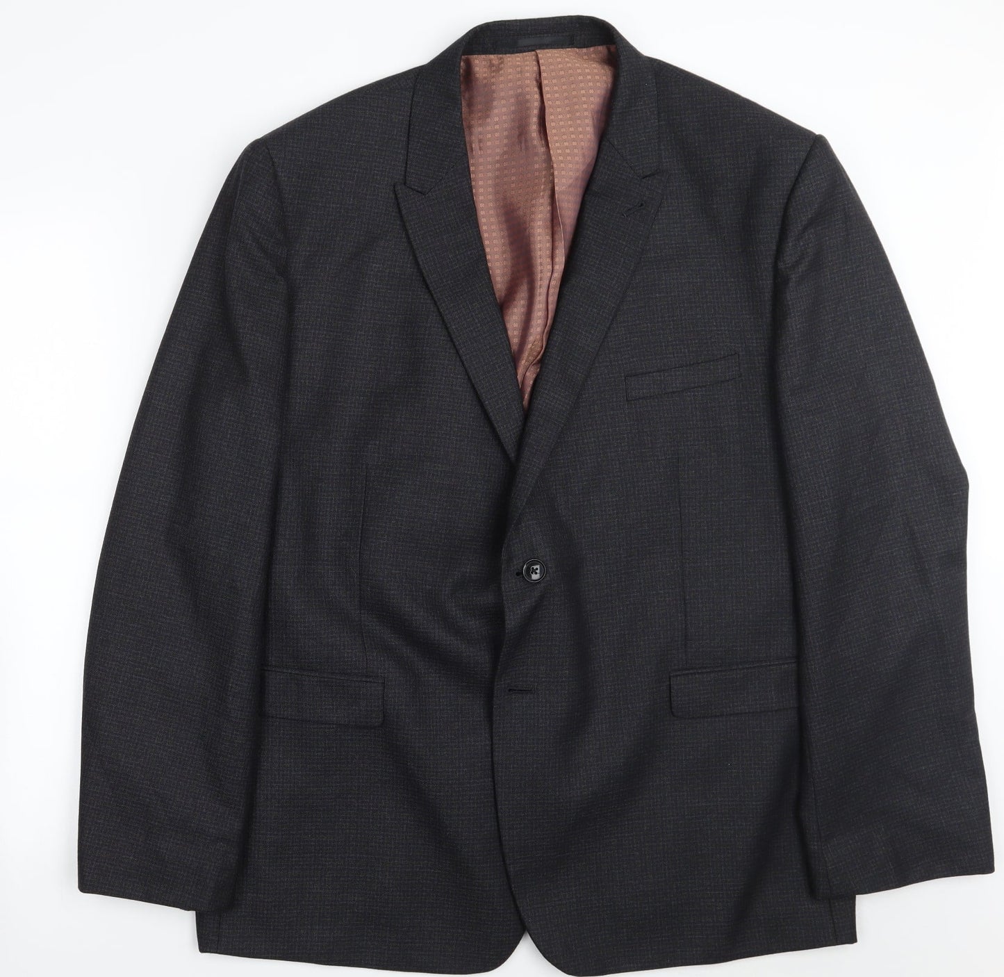 Mens UK Size 40 Fellini Regular Blue Suit Jacket