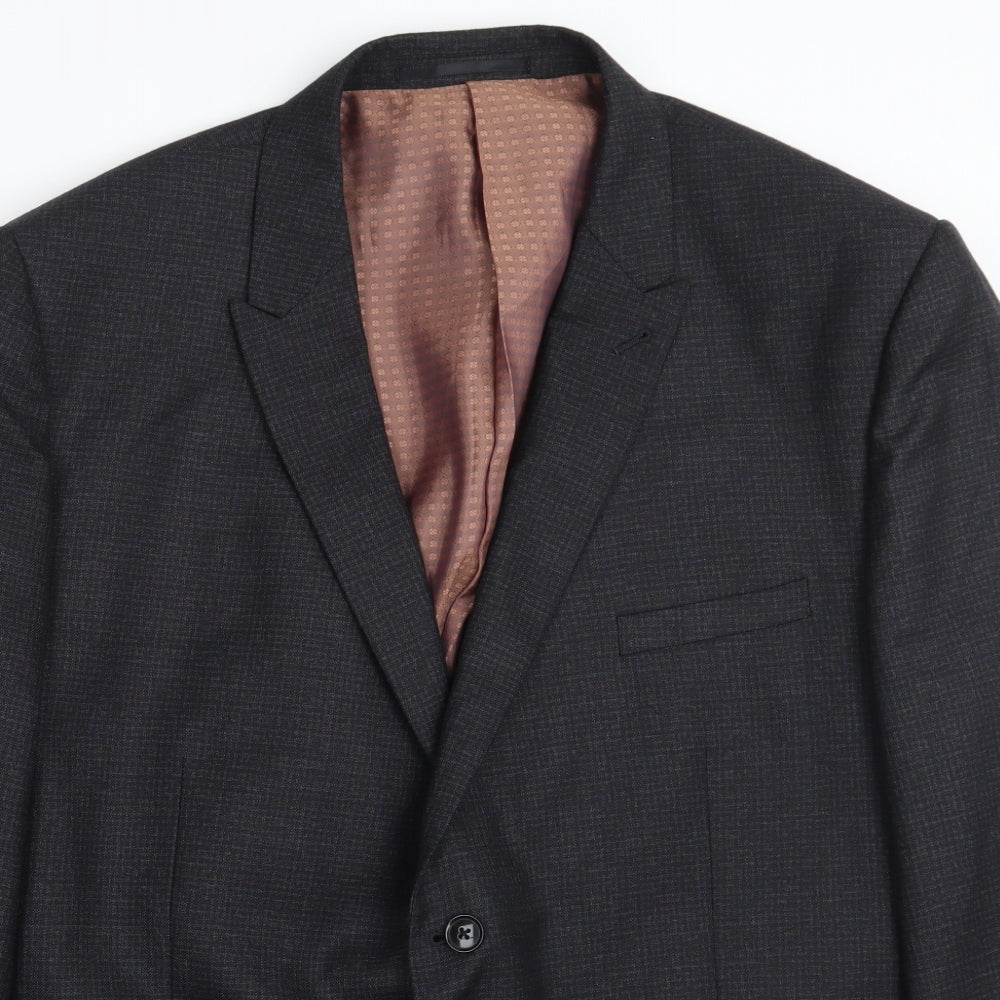 Mens UK Size 40 Fellini Regular Blue Suit Jacket