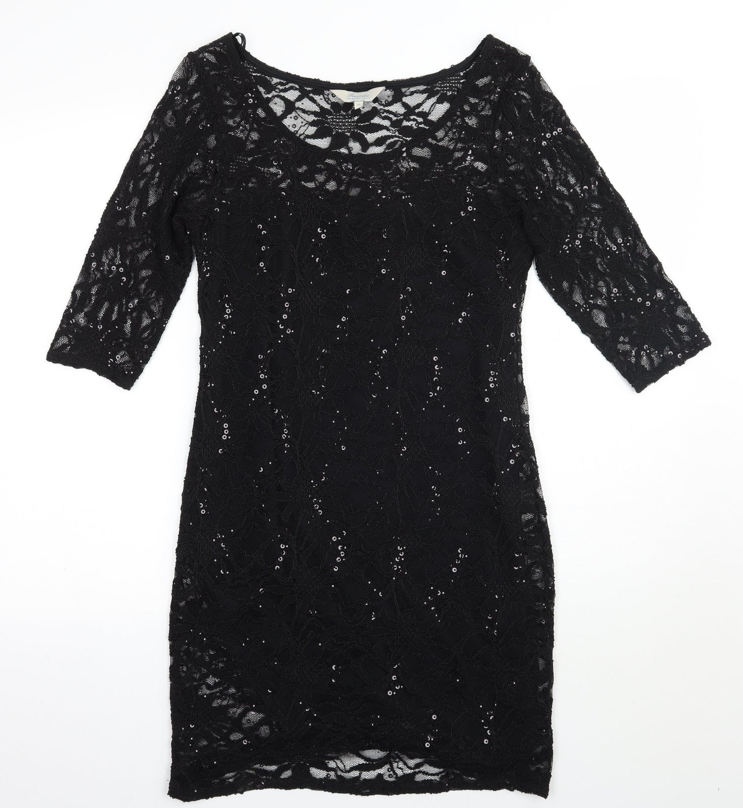 Peacocks Womens Black   A-Line  Size 10
