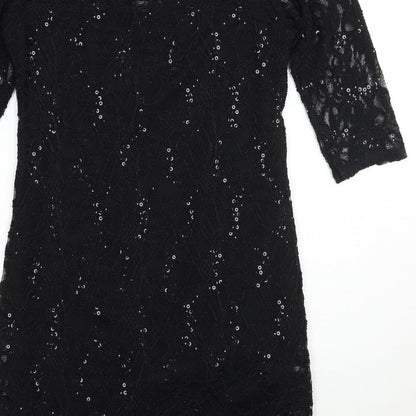 Peacocks Womens Black   A-Line  Size 10