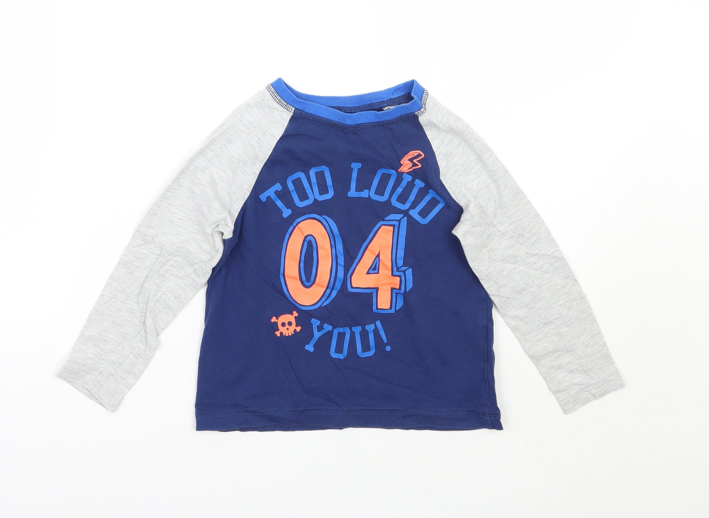 George Boys Blue   Basic T-Shirt Size 24 Months