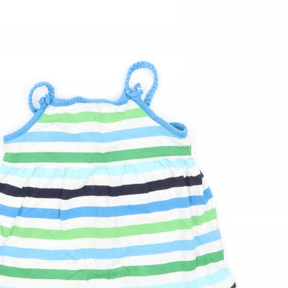 Gap Girls White Striped  A-Line  Size 2 Years
