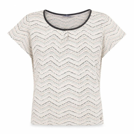 Womens UK Size 12 Debenhams Beige Basic T-Shirt