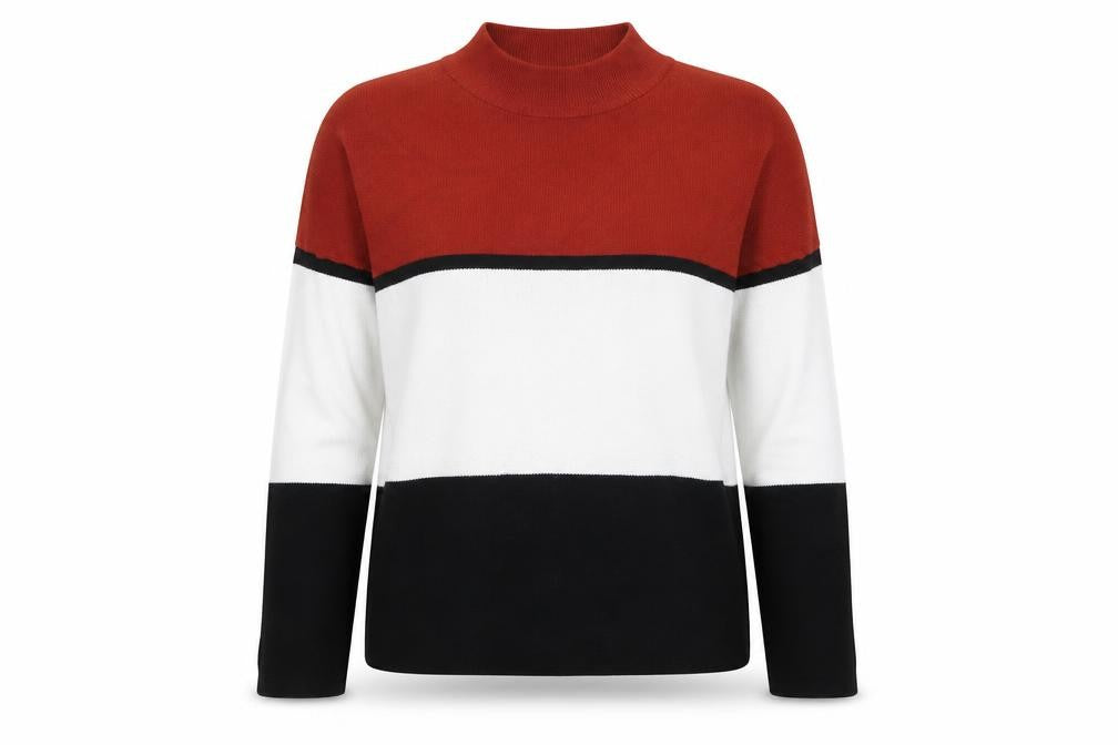 Womens UK Size M New Look Multicoloured Pullover Jumper