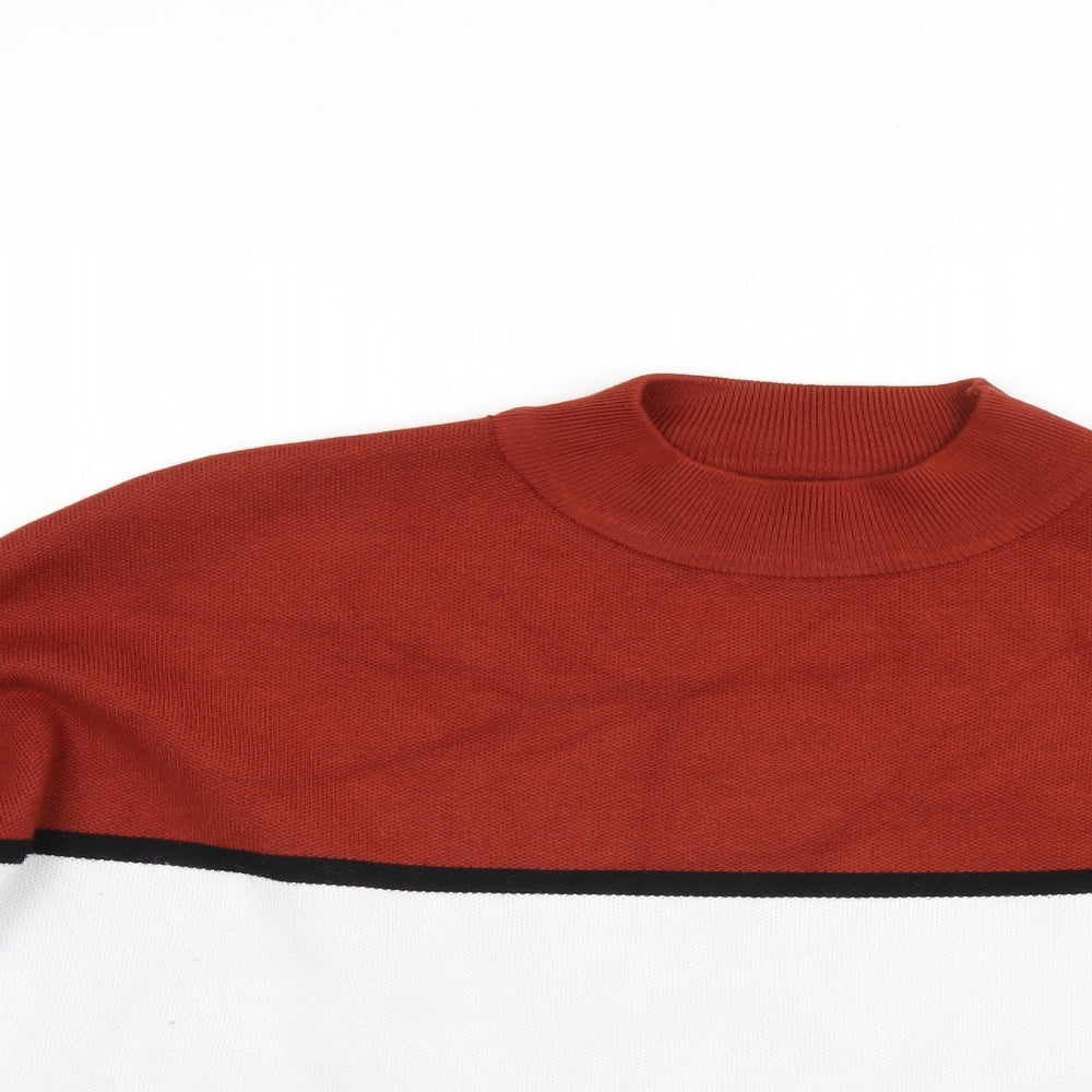 Womens UK Size M New Look Multicoloured Pullover Jumper