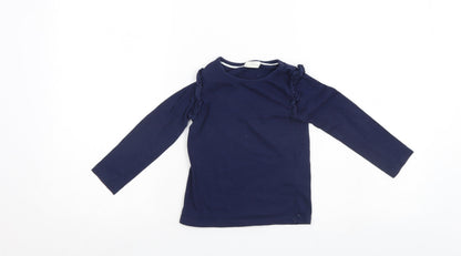 Eldys Girls Blue   Pullover Jumper Size 4 Years