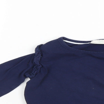 Eldys Girls Blue   Pullover Jumper Size 4 Years