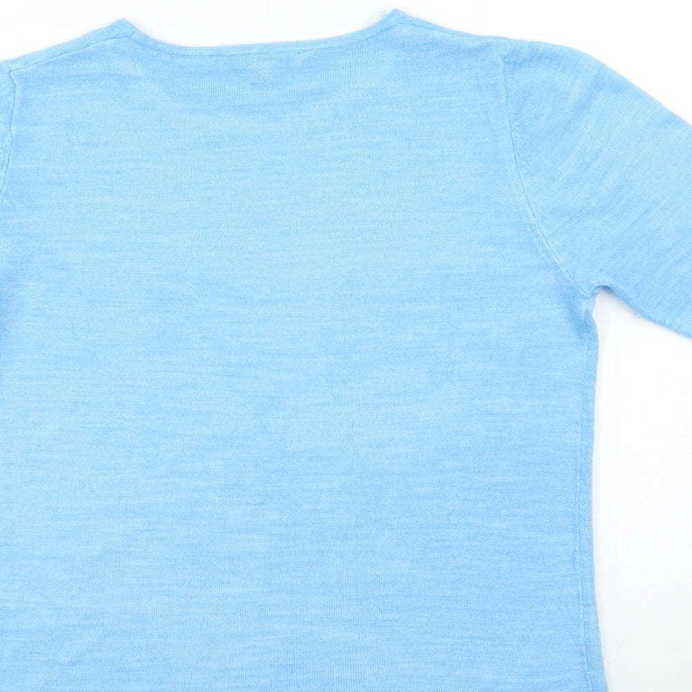 Love Knitwear Womens Blue   Pullover Jumper Size 10