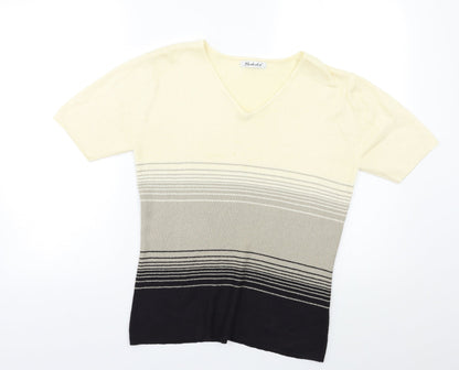 Womens UK Size 12 Berkertex Beige Pullover Jumper