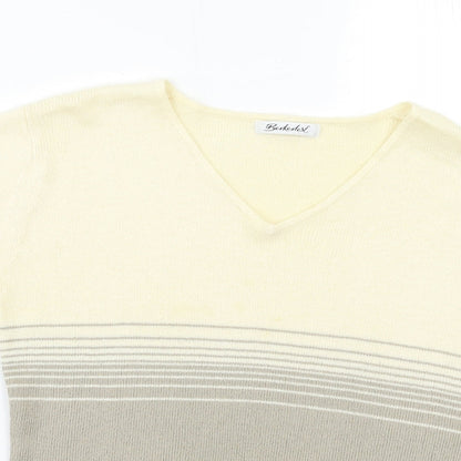 Womens UK Size 12 Berkertex Beige Pullover Jumper
