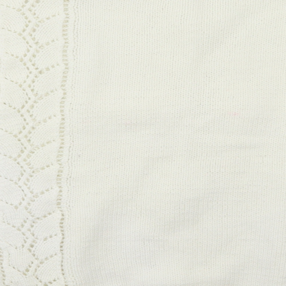 Womens UK Size L Preworn Ivory Pullover Jumper