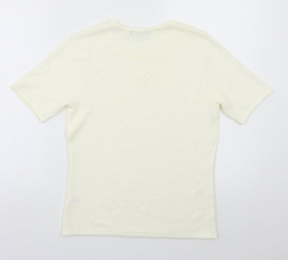 Womens UK Size S BM Ivory Pullover Jumper