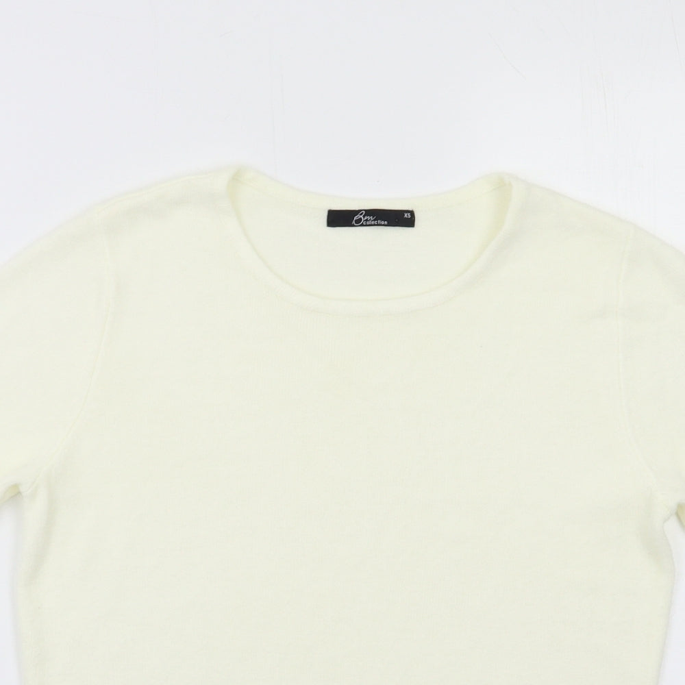Womens UK Size S BM Ivory Pullover Jumper