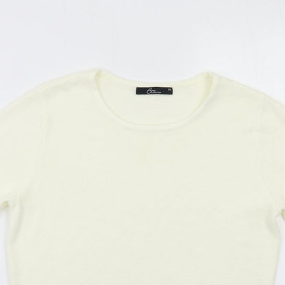 Womens UK Size S BM Ivory Pullover Jumper