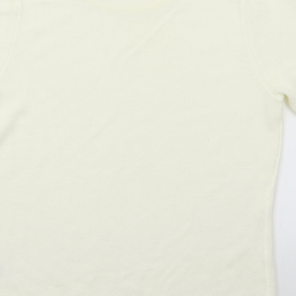 Womens UK Size S BM Ivory Pullover Jumper