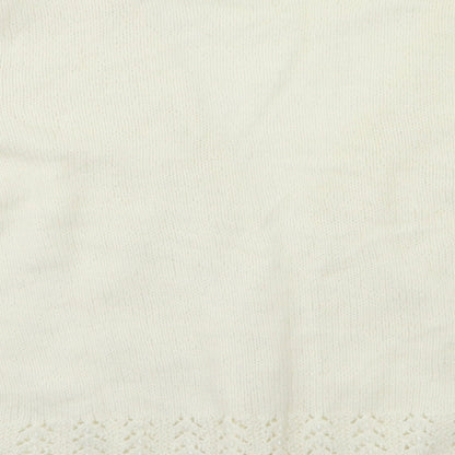 Womens UK Size L Preworn Ivory Cardigan Jumper