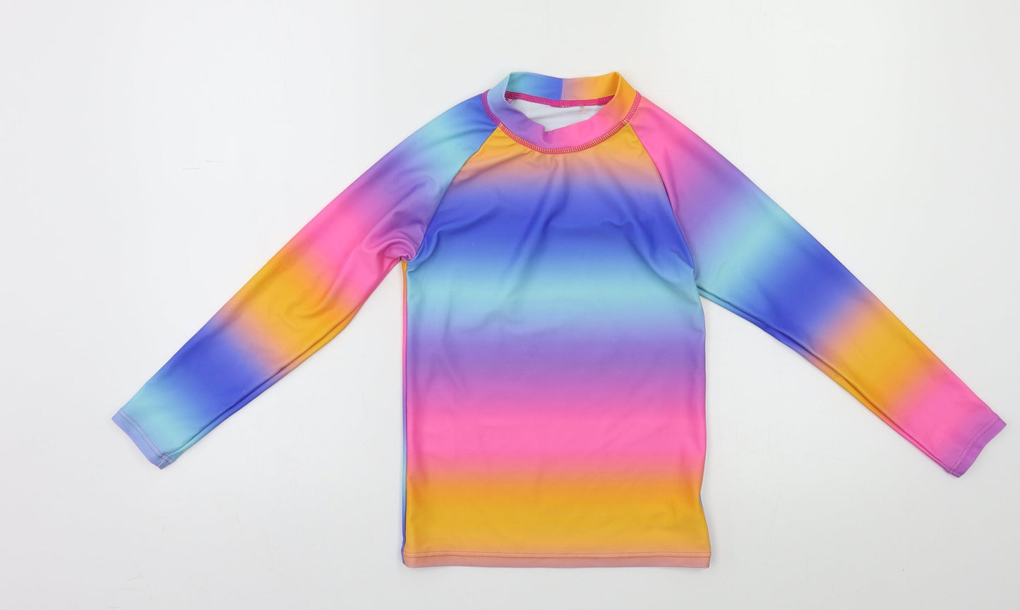 NEXT Girls Multicoloured Batik  Basic T-Shirt Size 9 Years