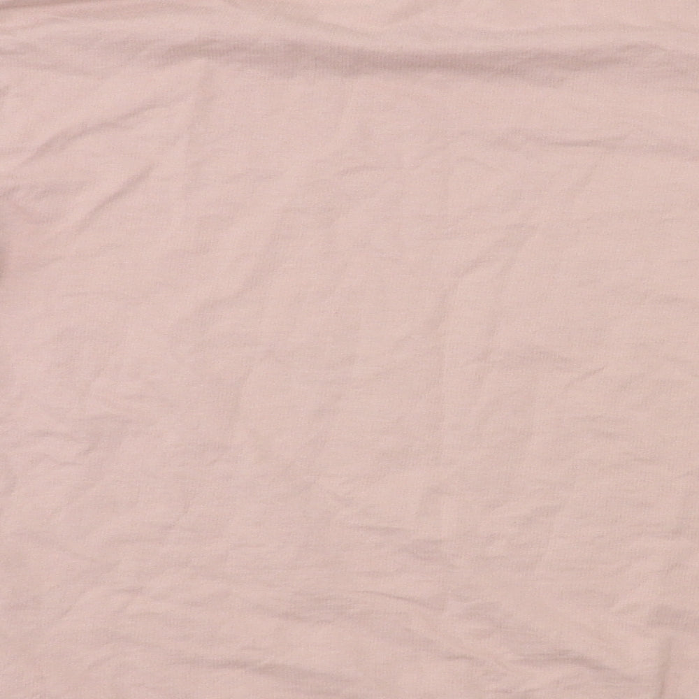 Womens UK Size XS H&M Pink Basic T-Shirt