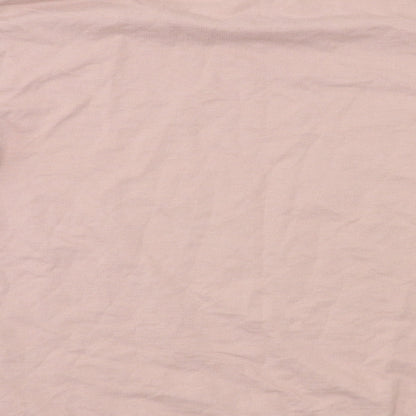 Womens UK Size XS H&M Pink Basic T-Shirt