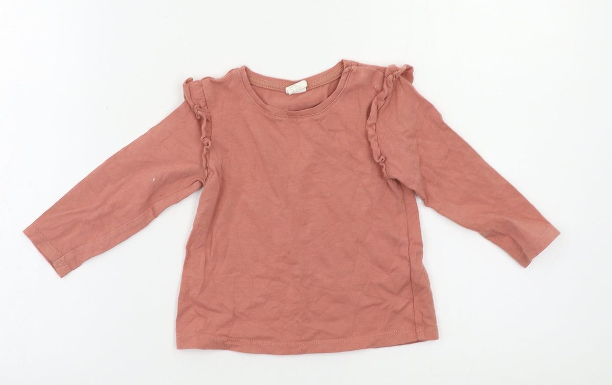 H&M Baby Pink   Basic T-Shirt Size 12 Months
