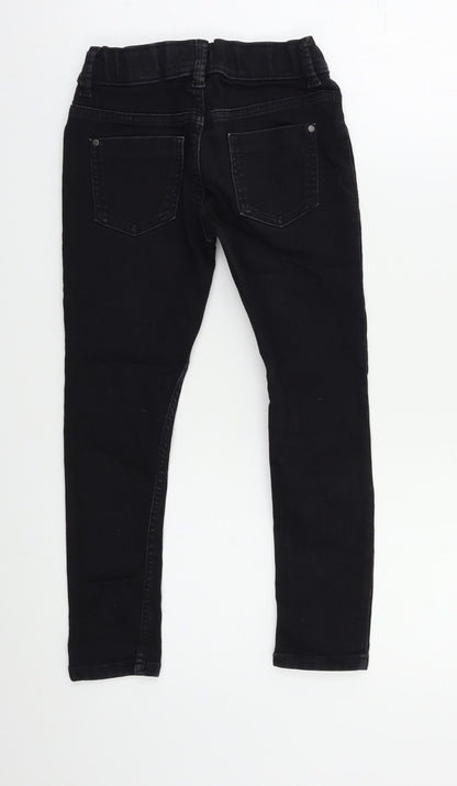 F&F Girls Black   Skinny Jeans Size 7-8 Years