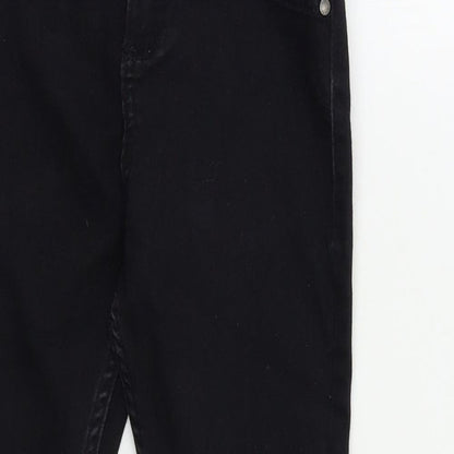 F&F Girls Black   Skinny Jeans Size 7-8 Years