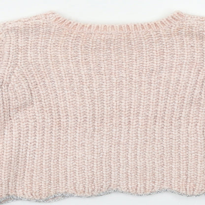 F&F Girls Pink   Pullover Jumper Size 2 Years