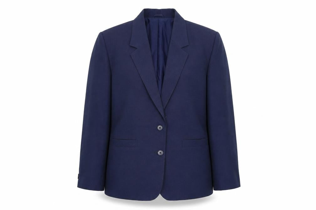 Womens UK Size 16 Preworn Regular Blue Suit Jacket