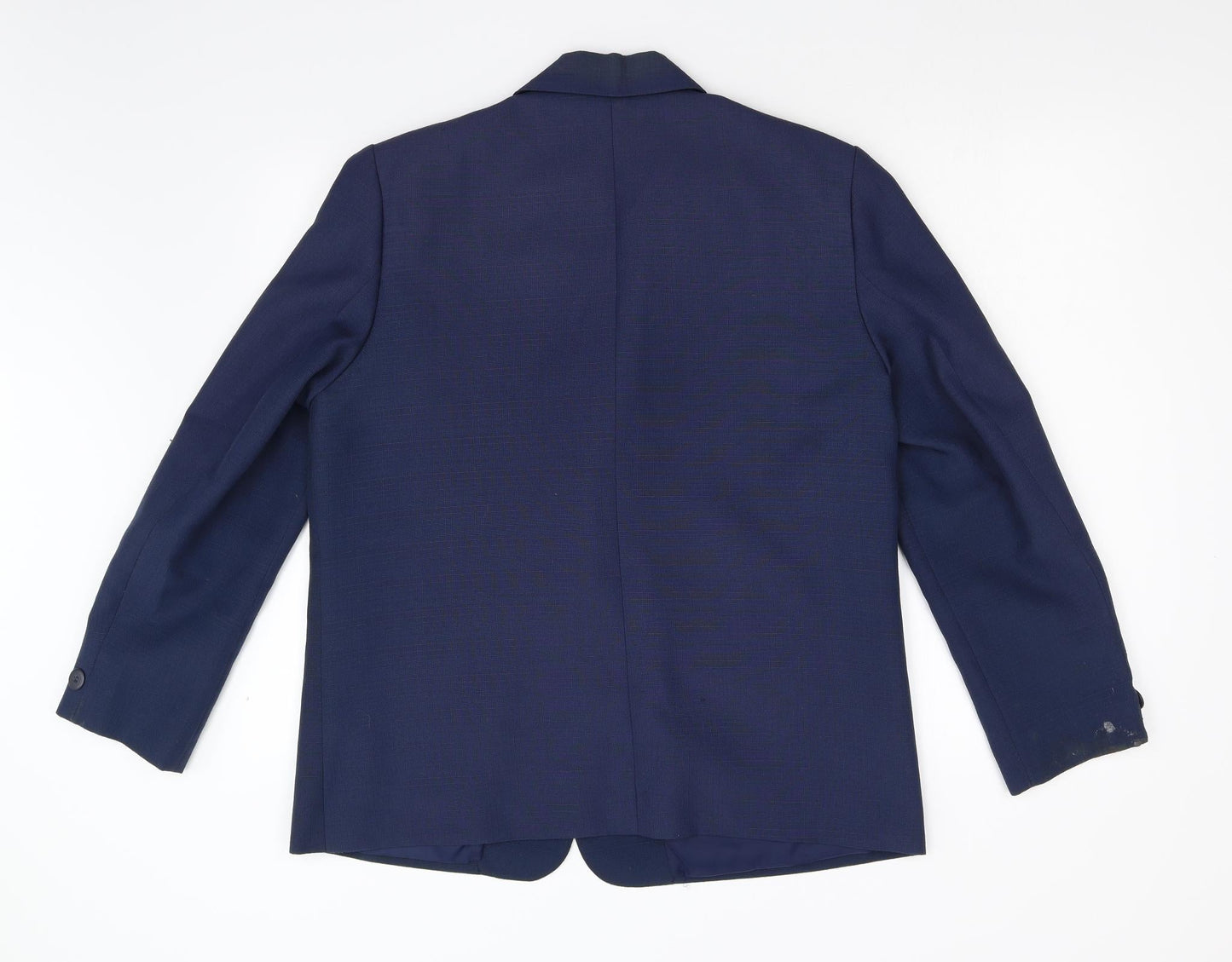 Womens UK Size 16 Preworn Regular Blue Suit Jacket