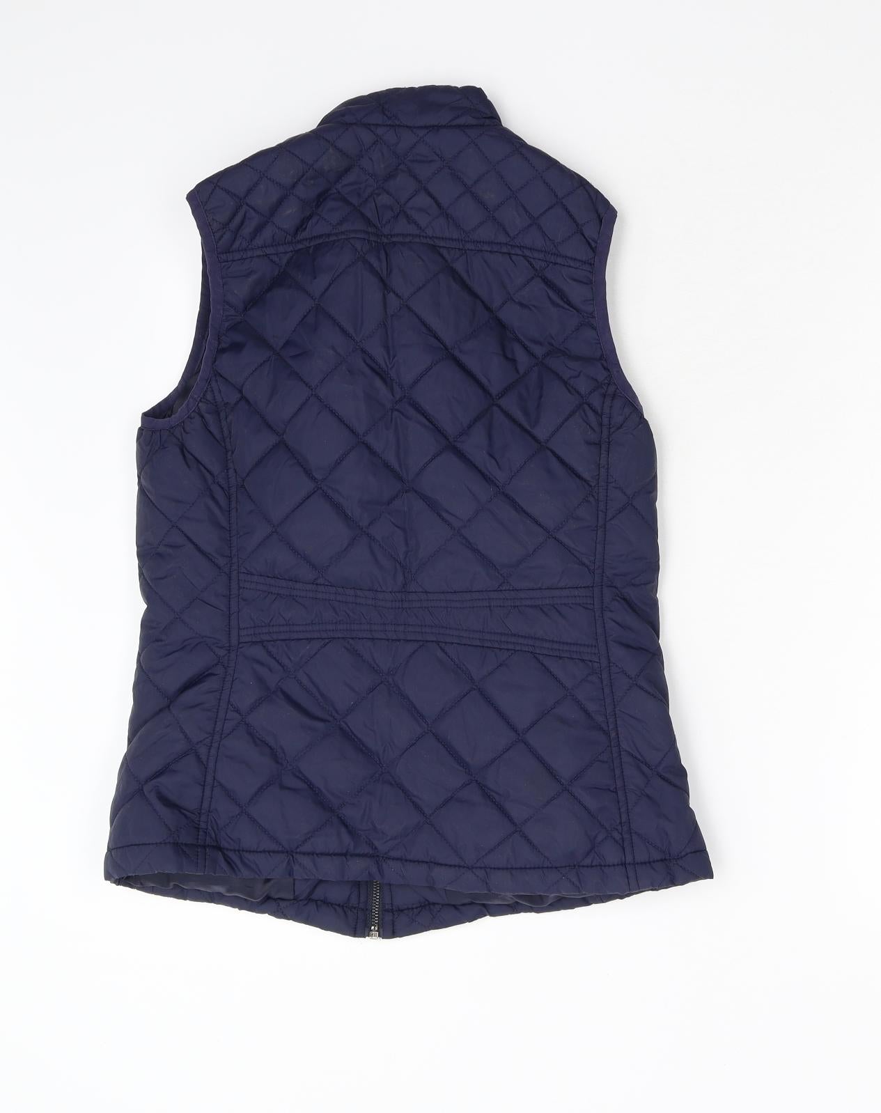 Allegra K Womens Blue   Gilet Waistcoat Size S