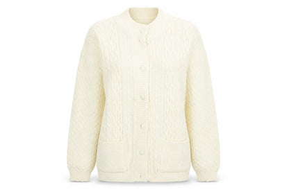 Sapphire Womens Beige  Knit Cardigan Jumper Size L