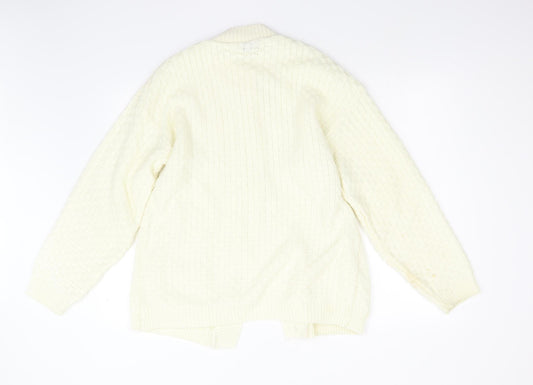 Sapphire Womens Beige  Knit Cardigan Jumper Size L