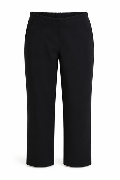 Womens UK Size 14 Nutmeg Regular Fit  Black Trousers