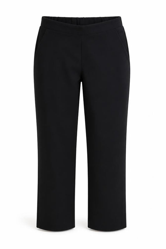 Womens UK Size 14 Nutmeg Regular Fit  Black Trousers