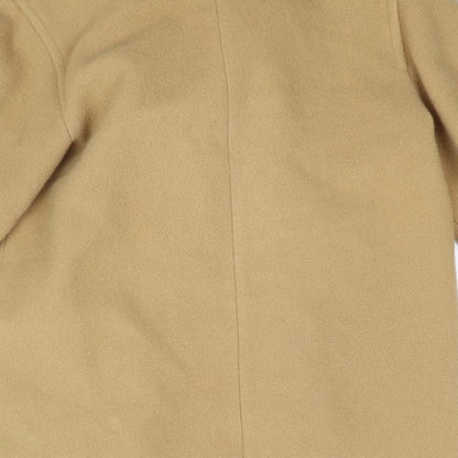 Womens UK Size 16 Preworn Brown Overcoat