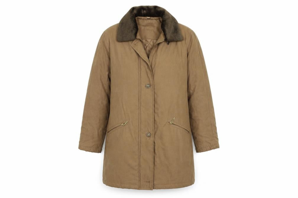 Bonmarché Womens Brown Overcoat Coat Size S