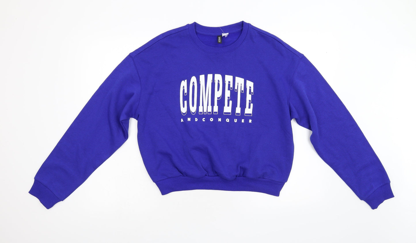 Divided Womens Blue   Pullover Sweatshirt Size M