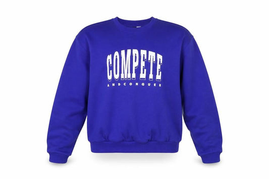 Womens UK Size M Divided Blue Pullover Sweatshirt