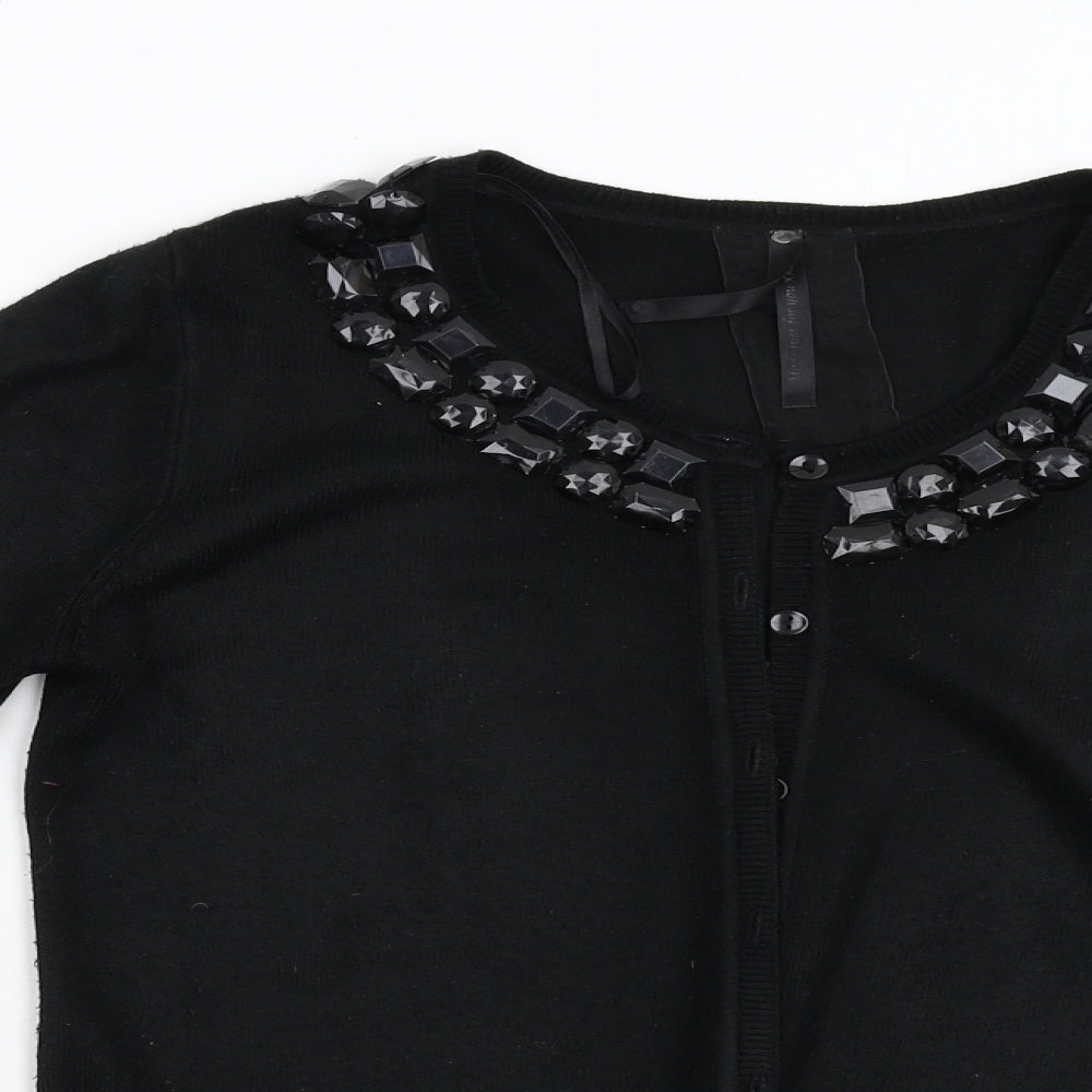 Womens UK Size 10 Evie Black Cardigan Jumper