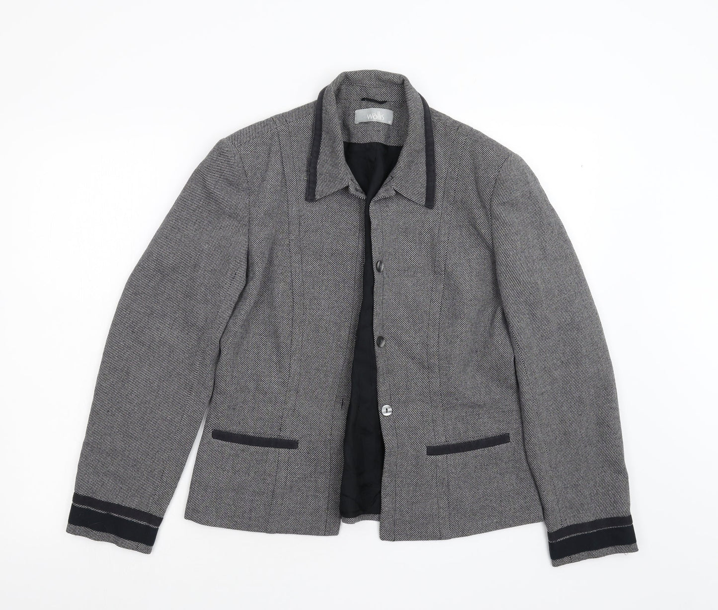 Womens UK Size 12 Wallis Grey Jacket