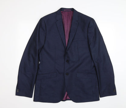 Mens UK Size 40 Taylor & Wright Regular Blue Suit Jacket