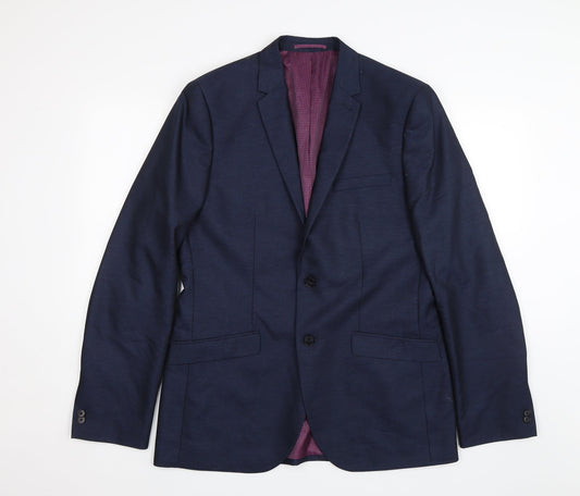 Mens UK Size 40 Taylor & Wright Regular Blue Suit Jacket
