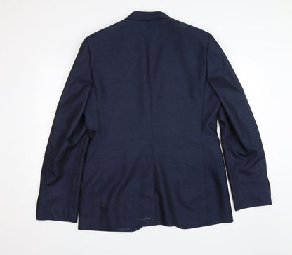 Mens UK Size 40 Taylor & Wright Regular Blue Suit Jacket