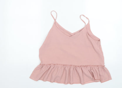 Made in Italy Womens Pink   Camisole Blouse Size 10