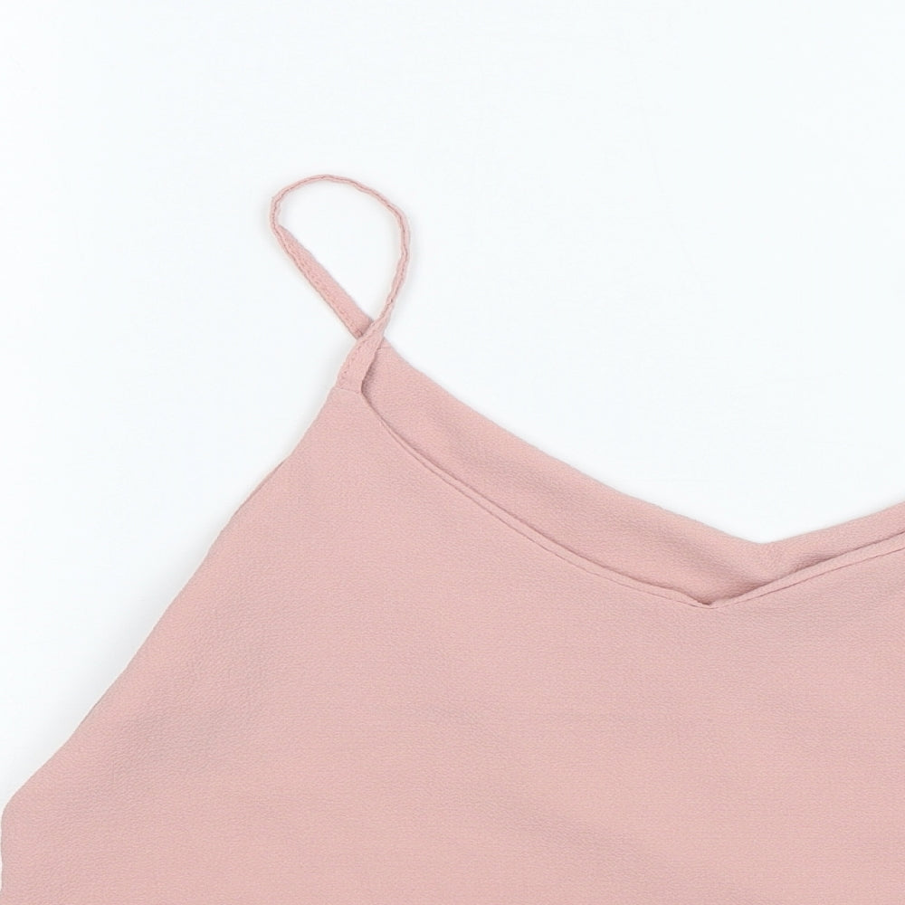 Made in Italy Womens Pink   Camisole Blouse Size 10