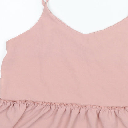 Made in Italy Womens Pink   Camisole Blouse Size 10