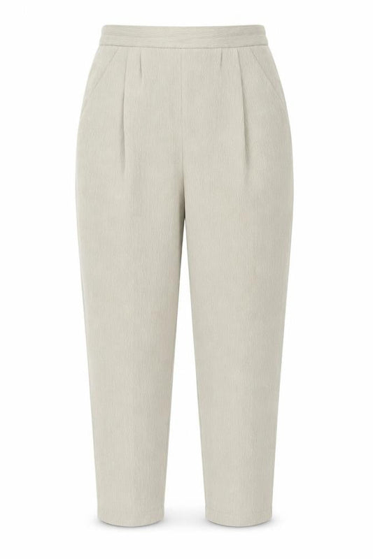 Womens UK Size 14 C&A Regular Fit Capri Beige Trousers