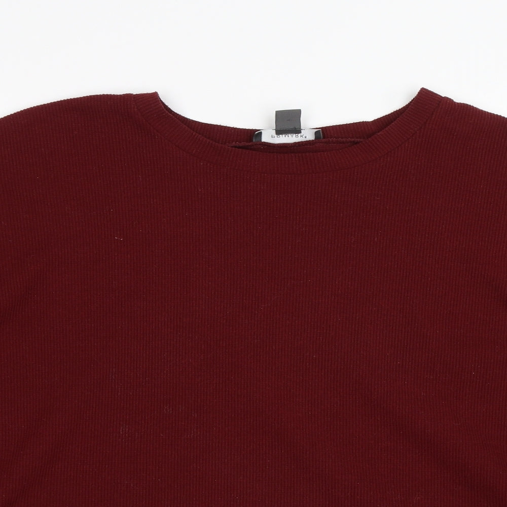 Primark Womens Red   Pullover Jumper Size L